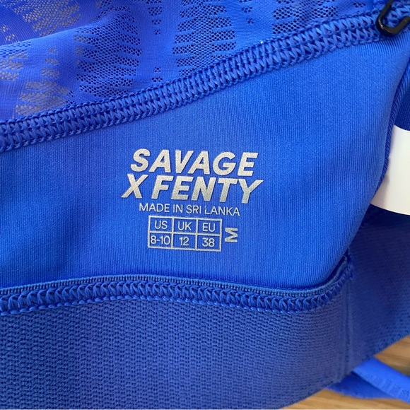 NWT Savage x Fenty Peak Performance Low-Impact X Mesh Sports Bra - Picture 7 of 10